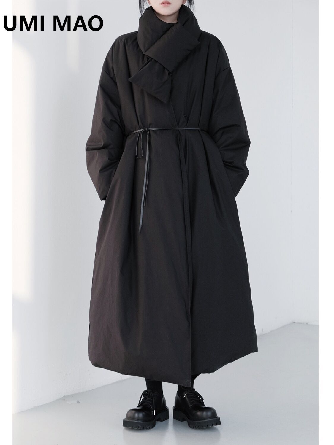 Life Jacket - UMI MAO Yamamoto-abrigo oscuro para mujer,
