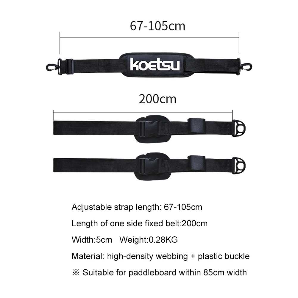Correa de hombro ajustable par - Surfboard Leash reseña y precio