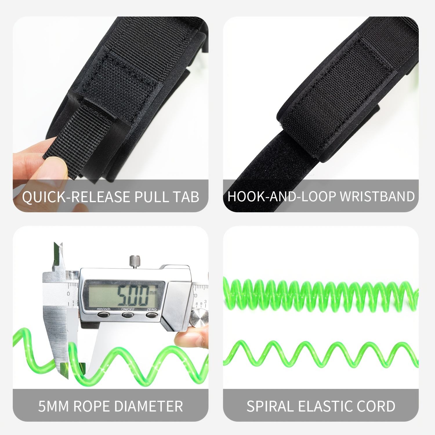 Correa para Bodyboard KOETSU,  - Surfboard Leash reseña y precio