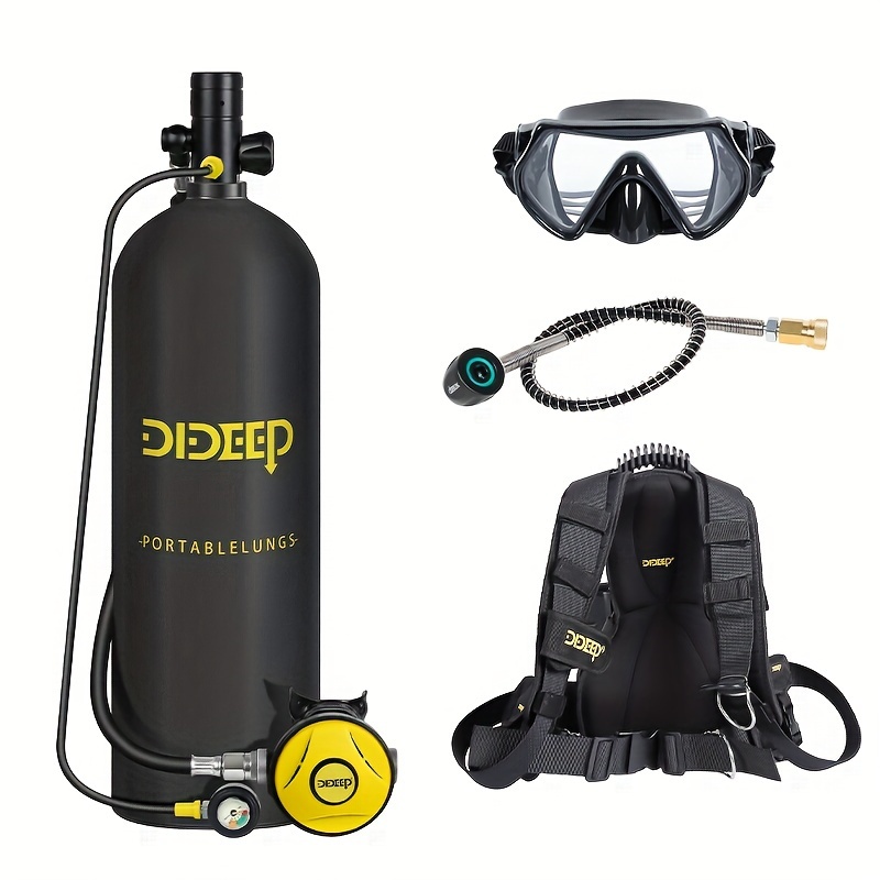 DIDEEP - Equipo de Buceo con T - Snorkel Set reseña y precio