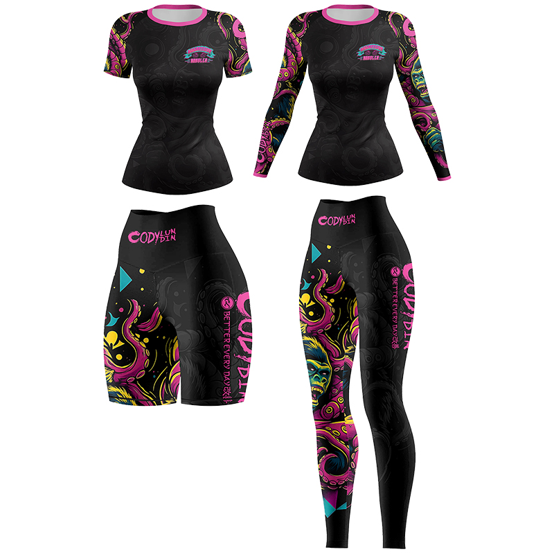 Conjunto de 4 Piezas de Rashgu - Rash Guard reseña y precio