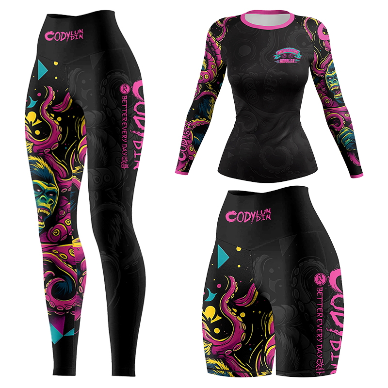 Conjunto de 4 Piezas de Rashgu - Rash Guard reseña y precio