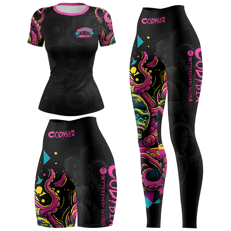 Conjunto de 4 Piezas de Rashgu - Rash Guard reseña y precio