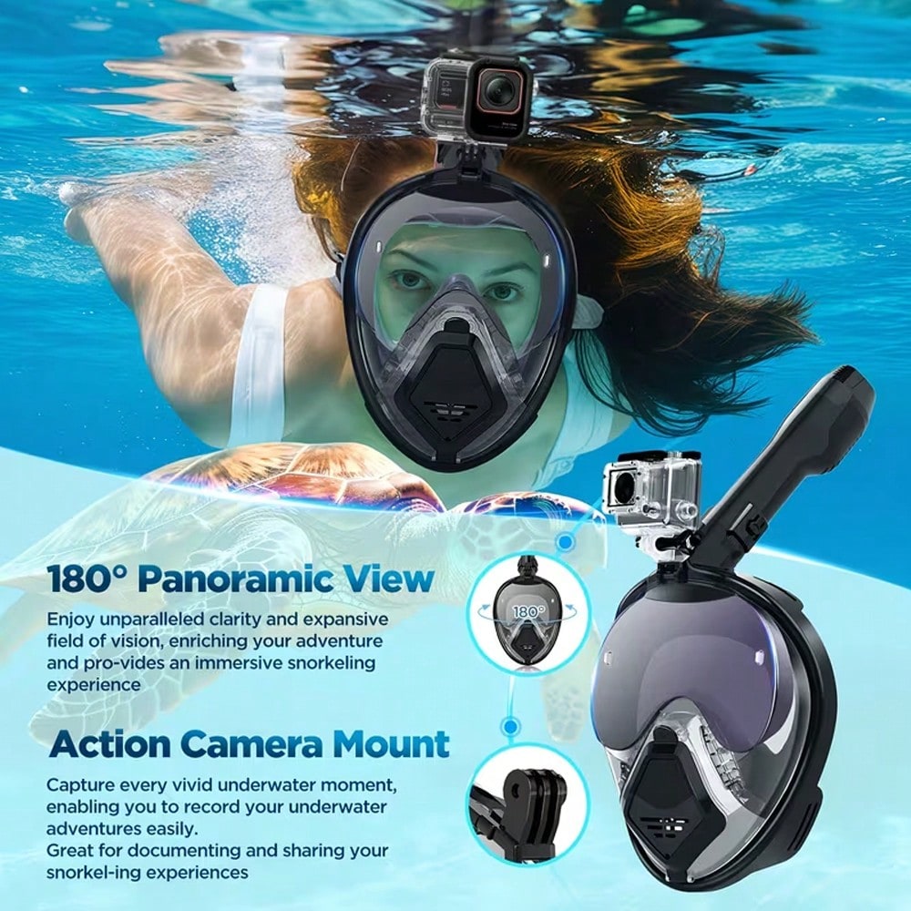 Máscara de Snorkel Completa De - Snorkel Set reseña y precio