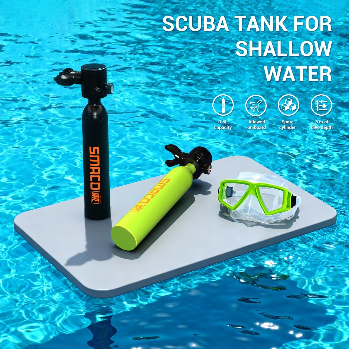SMACO Mini Equipo de Buceo Por - Snorkel Set reseña y precio